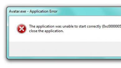 Chyba při spouštění aplikace 0xc000005 v systému Windows 7